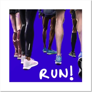 Running Club Posters and Art